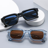 Hot sale fashion small rectangle sunglasses custom logo uv400 square sunglasses